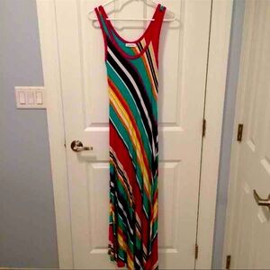 Multi colored maxi dress